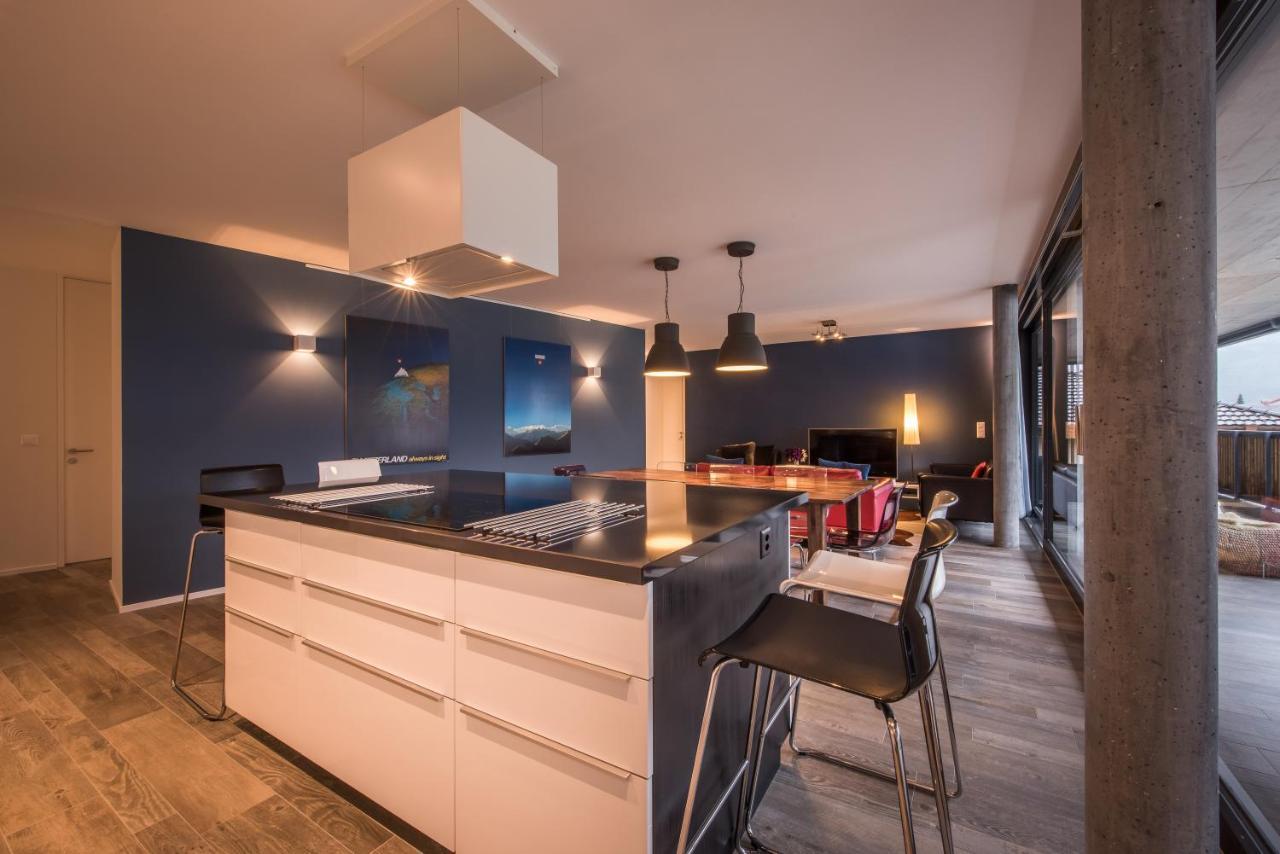 Independance Penthouse Apartment อินเทอร์ลาเคน ภายนอก รูปภาพ